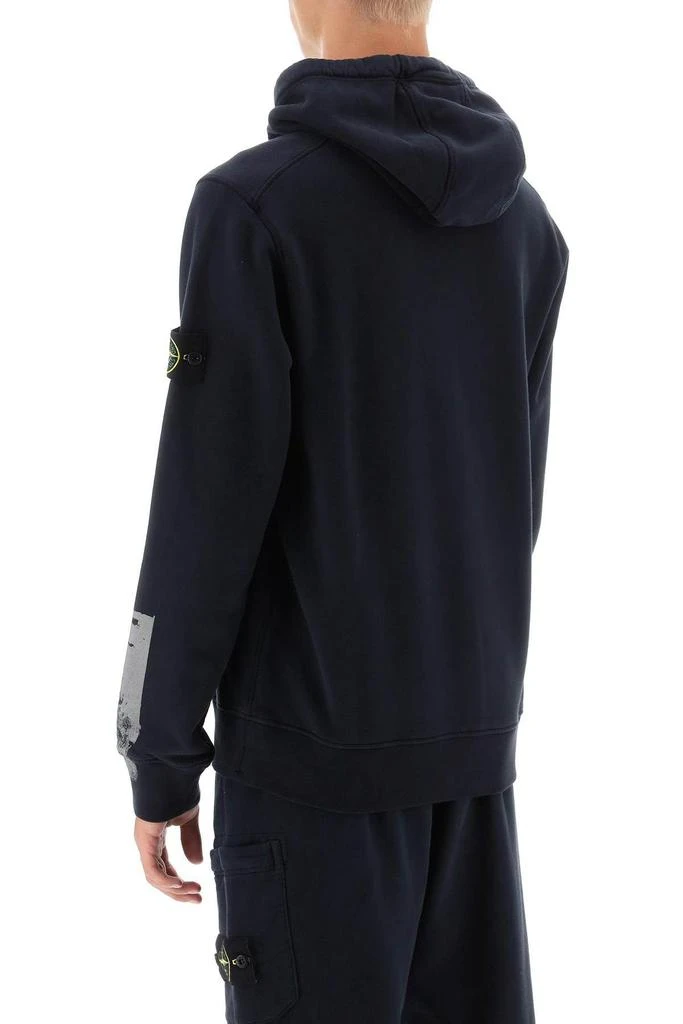 商品Stone Island|Regular hoodie with coated detailing,价格¥1570,第4张图片详细描述