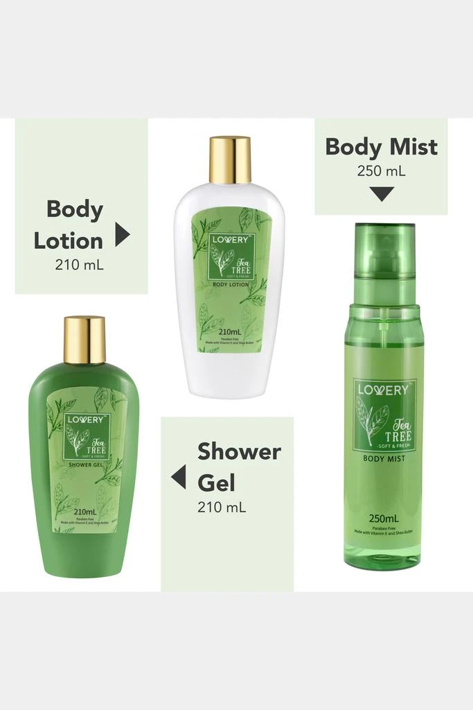 商品Lovery|3-Piece Tea Tree Body Care Set,价格¥205,第4张图片详细描述