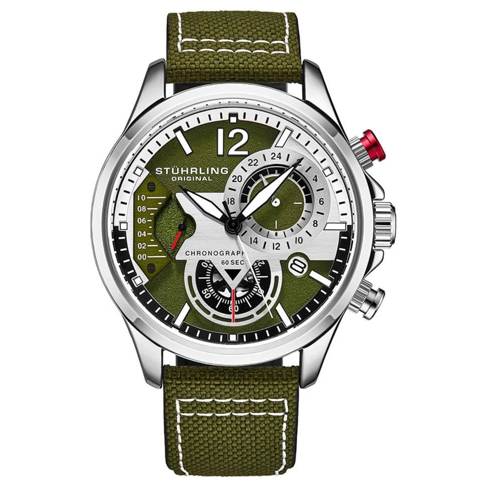 商品Stuhrling|Stuhrling Aviator Men's Watch,价格¥1457,第1张图片