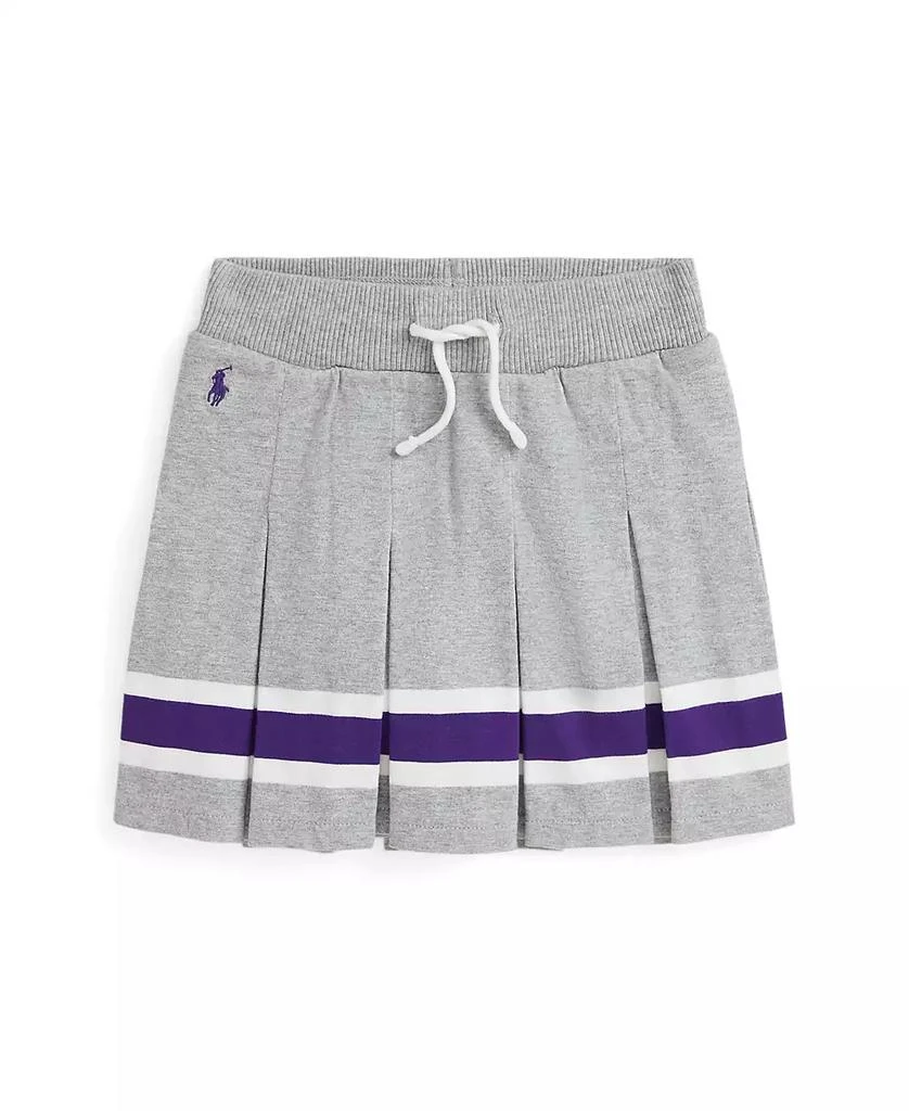 商品Ralph Lauren|Toddler & Little Girls Striped Pleated Jersey Skort,价格¥288,第2张图片详细描述