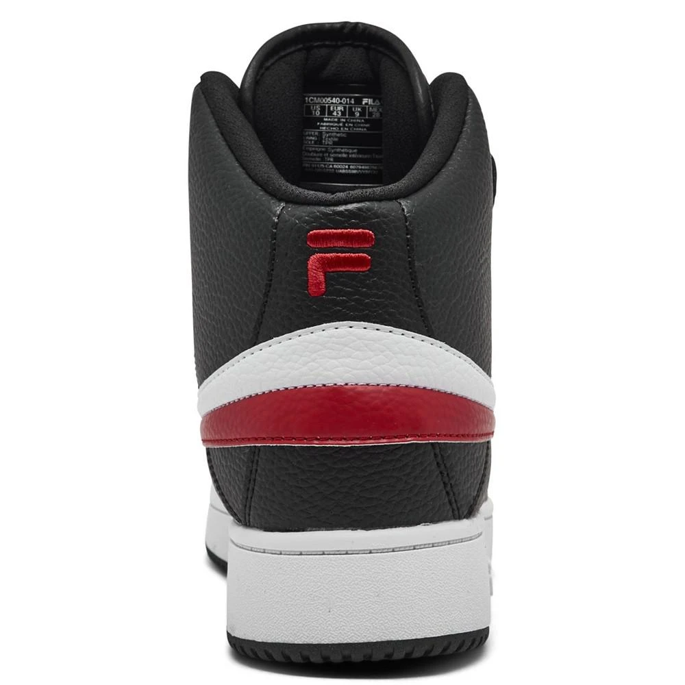 商品Fila|Men's A-High Strap High Top Casual Sneakers from Finish Line,价格¥300,第3张图片详细描述