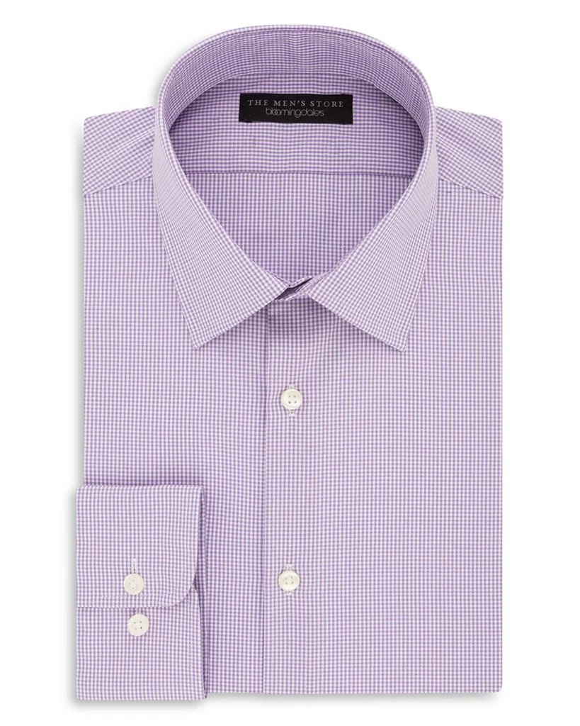 商品The Men's Store at Bloomingdale's|Micro Gingham Regular Fit Dress Shirt - Exclusive,价格¥355,第1张图片详细描述