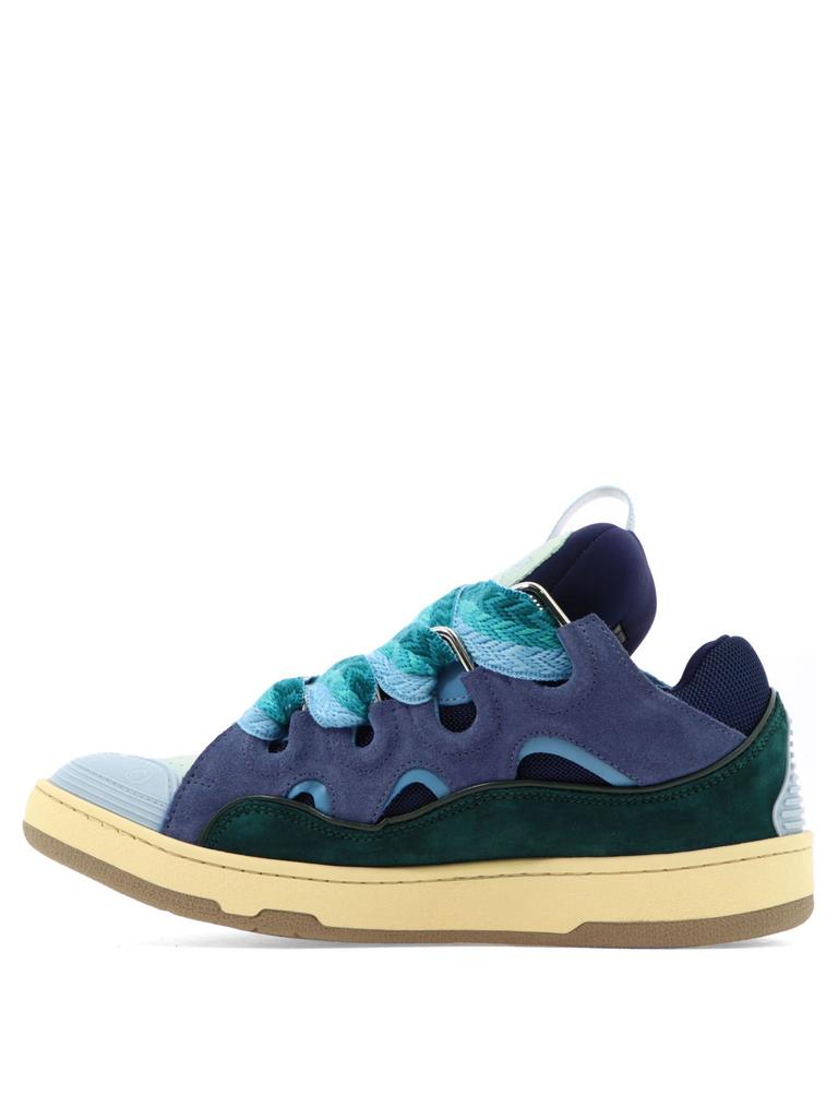 Lanvin Men's  Light Blue Other Materials Sneakers商品第3张图片规格展示