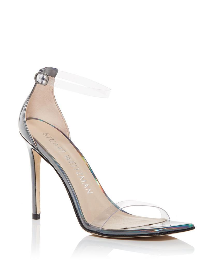 商品Stuart Weitzman|Women's Nudist Curve PVC High Heel Sandals,价格¥3326,第1张图片