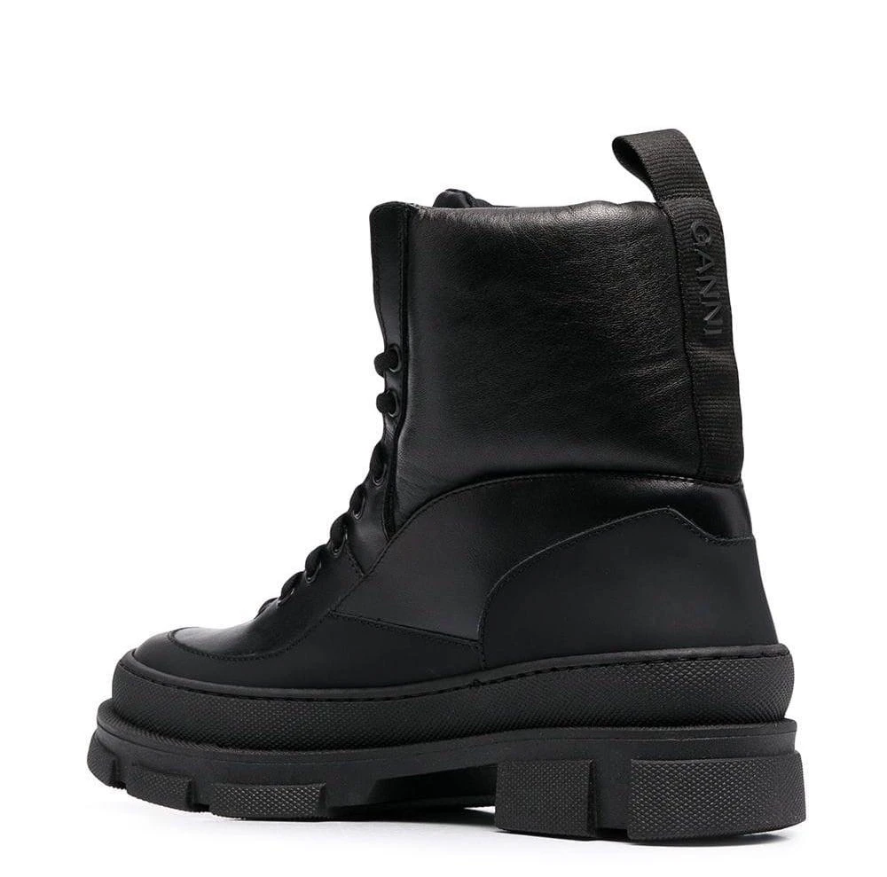 商品Ganni|GANNI Hiking Mix Boots,价格¥2761,第3张图片详细描述
