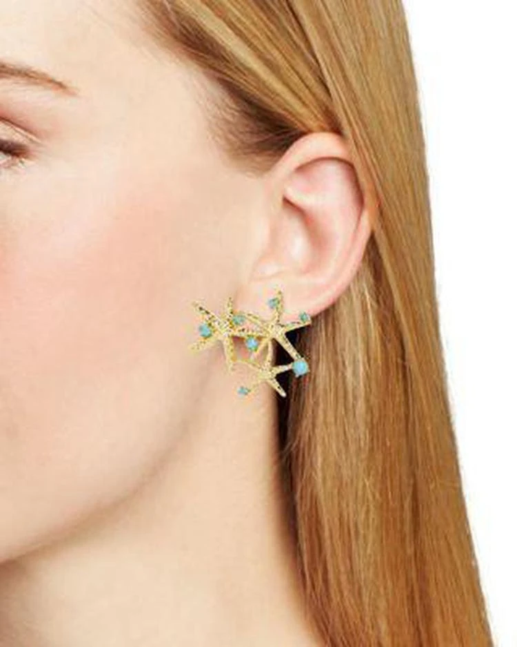 商品BAUBLEBAR|Syvota Starfish Cluster Stud Earrings,价格¥140,第2张图片详细描述