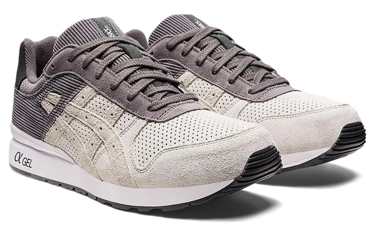 商品[国内直发] Asics|GT-II系列 复古防滑耐磨 低帮 休闲跑步鞋 男女同款 米灰,价格¥1237,第4张图片详细描述