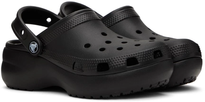 商品Crocs|Black Classic Platform Clog,价格¥278,第4张图片详细描述