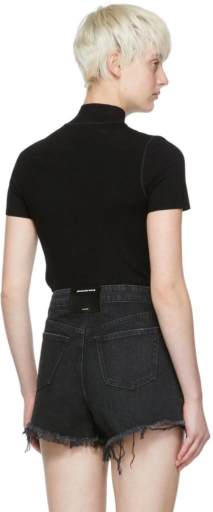 商品Alexander Wang|Black Viscose T-Shirt,价格¥2207,第3张图片详细描述