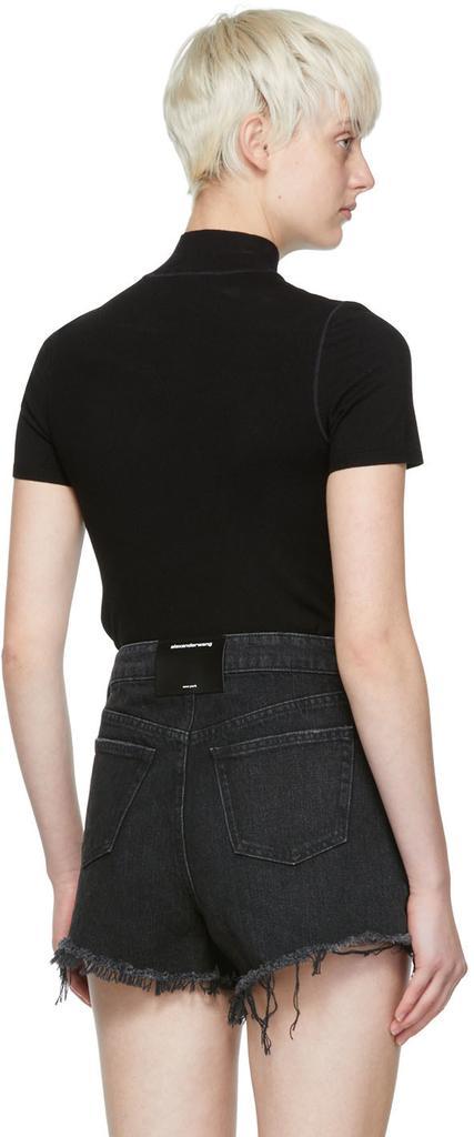 商品Alexander Wang|Black Viscose T-Shirt,价格¥1746,第5张图片详细描述