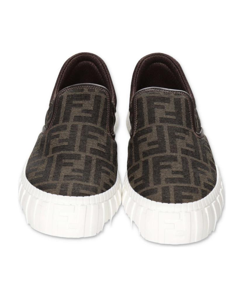 商品Fendi|Sneakers Marroni Zucca Print,价格¥2851,第1张图片