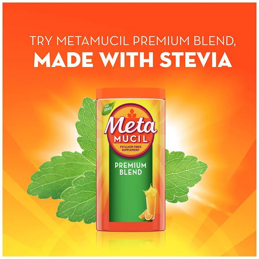 Metamucil Fiber Powder, Sugar-Free with Stevia, Orange Flavor, 114 Servings 商品