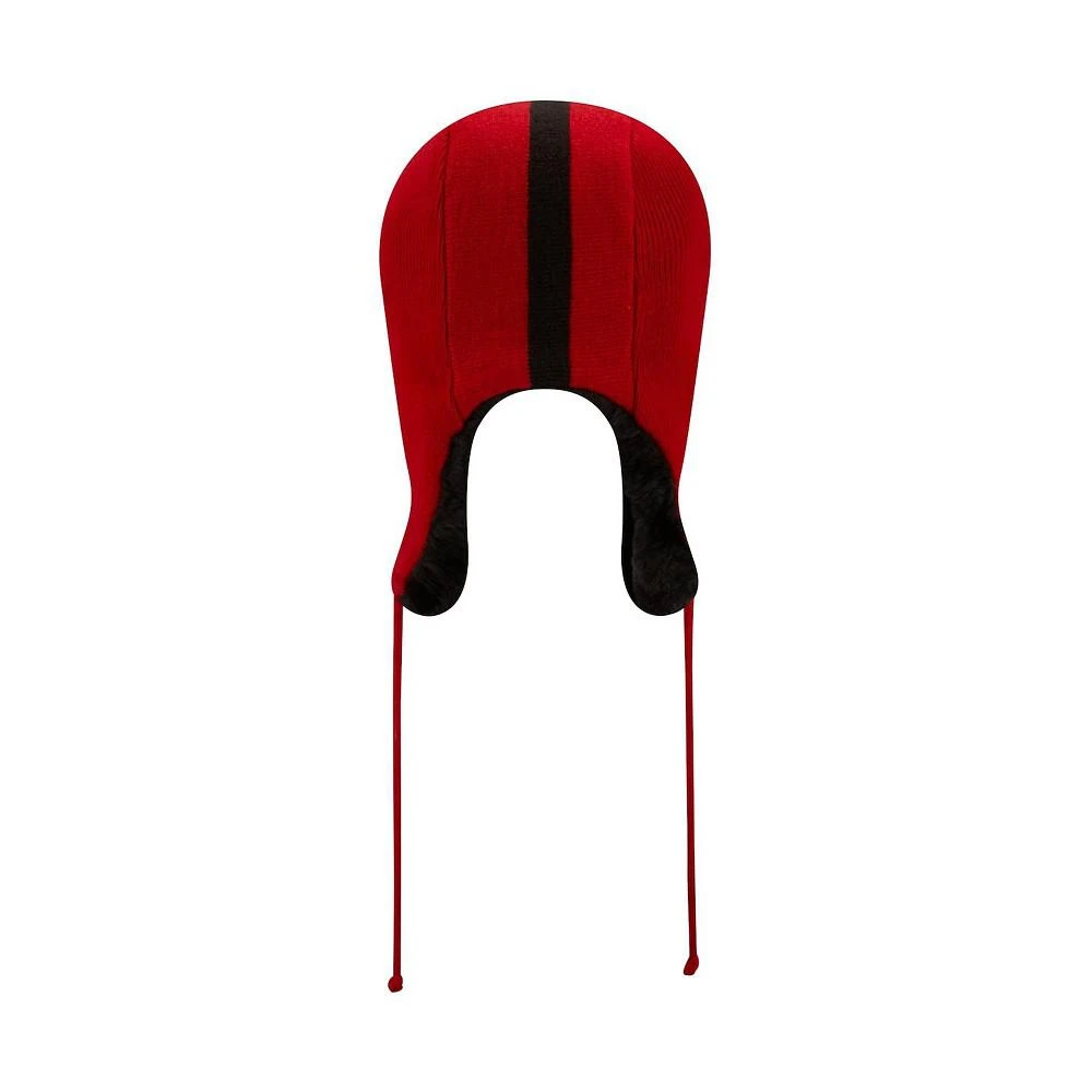 商品New Era|Men's Scarlet and Black Nebraska Huskers Helmet Head Trapper Knit Hat,价格¥239,第2张图片详细描述