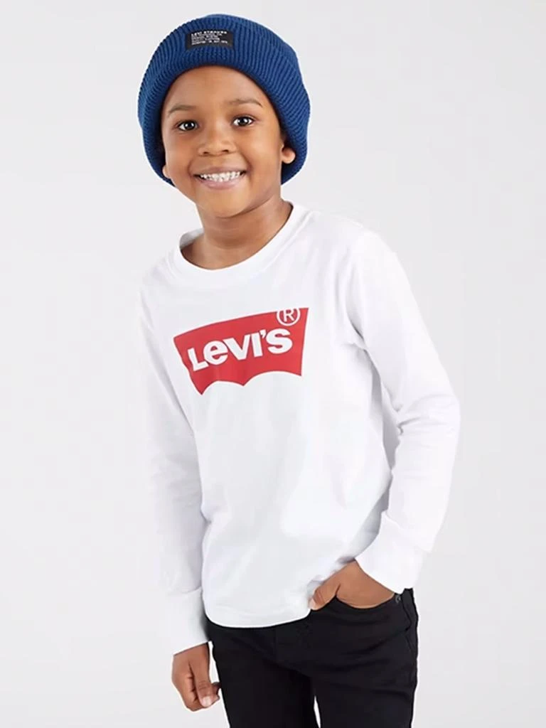 商品Levi's|Boys Batwing Logo Long Sleeve T-Shirt,价格¥148,第2张图片详细描述