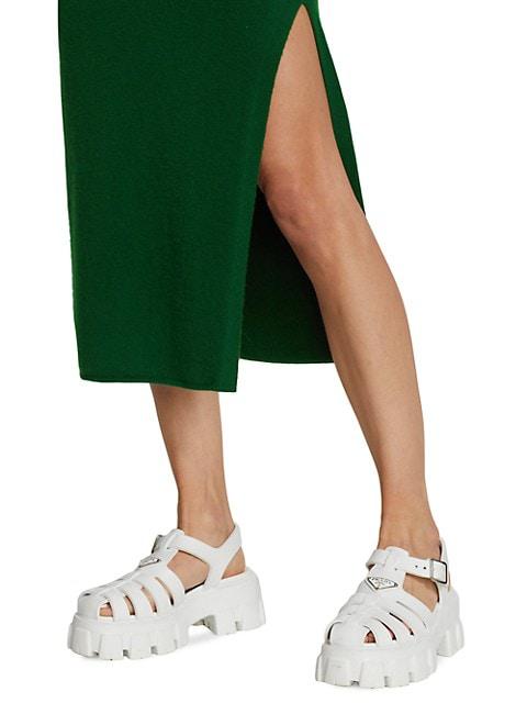 Cashmere Blend Pencil Skirt商品第6张图片规格展示
