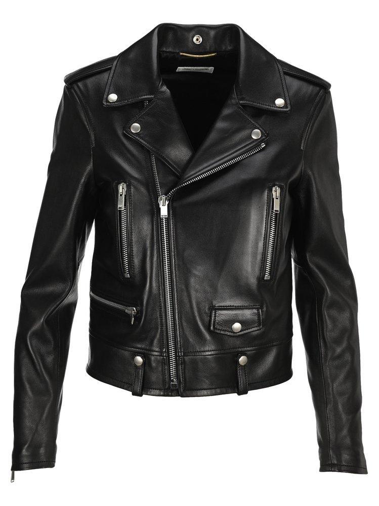 商品Yves Saint Laurent|Saint Laurent Motorcycle Leather Jacket,价格¥20866-¥27887,第1张图片