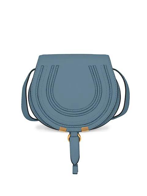 商品Chloé|Small Marcie Leather Saddle Bag,价格¥8583,第3张图片详细描述