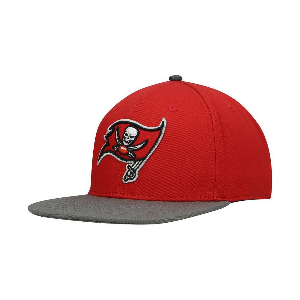 商品Pro Standard|Men's Red, Pewter Tampa Bay Buccaneers 2Tone Snapback Hat,价格¥297,第6张图片详细描述