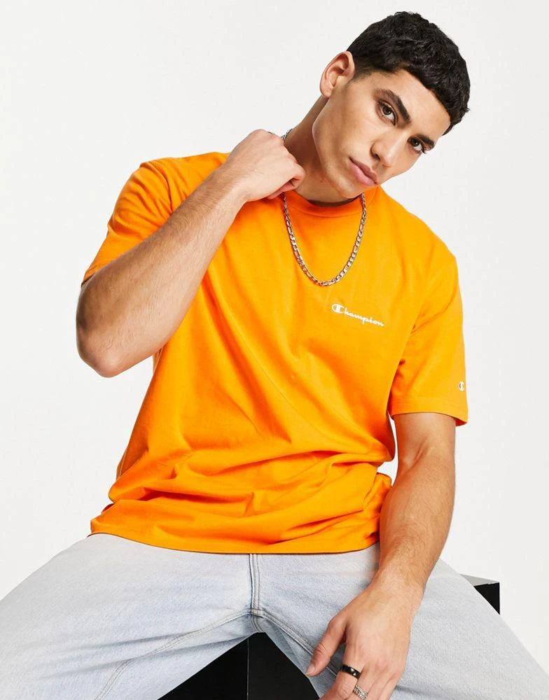 商品CHAMPION|champion small logo t-shirt in orange,价格¥203,第1张图片