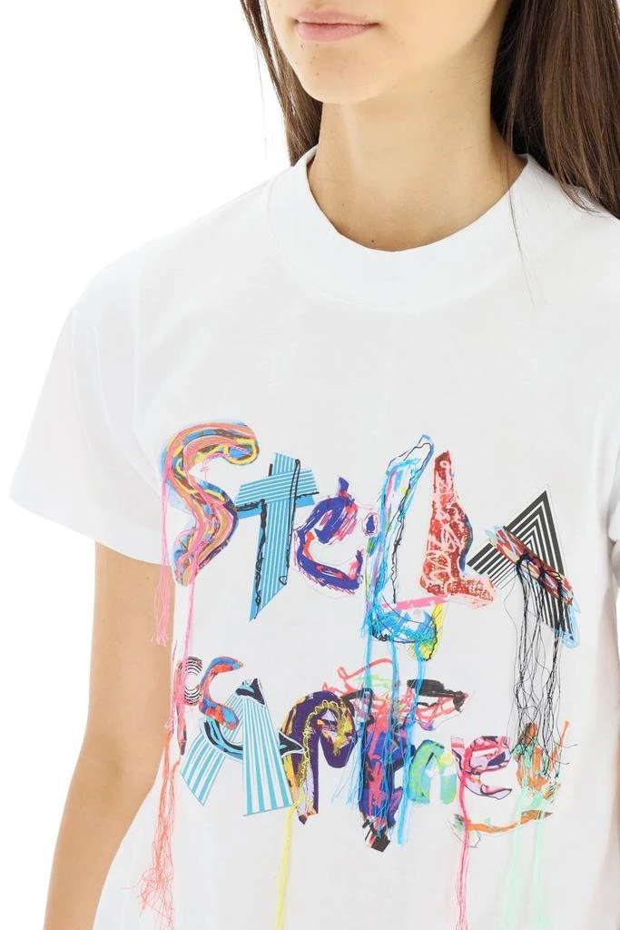 商品Stella McCartney|COLLAGE LOGO T-SHIRT,价格¥2148,第5张图片详��细描述