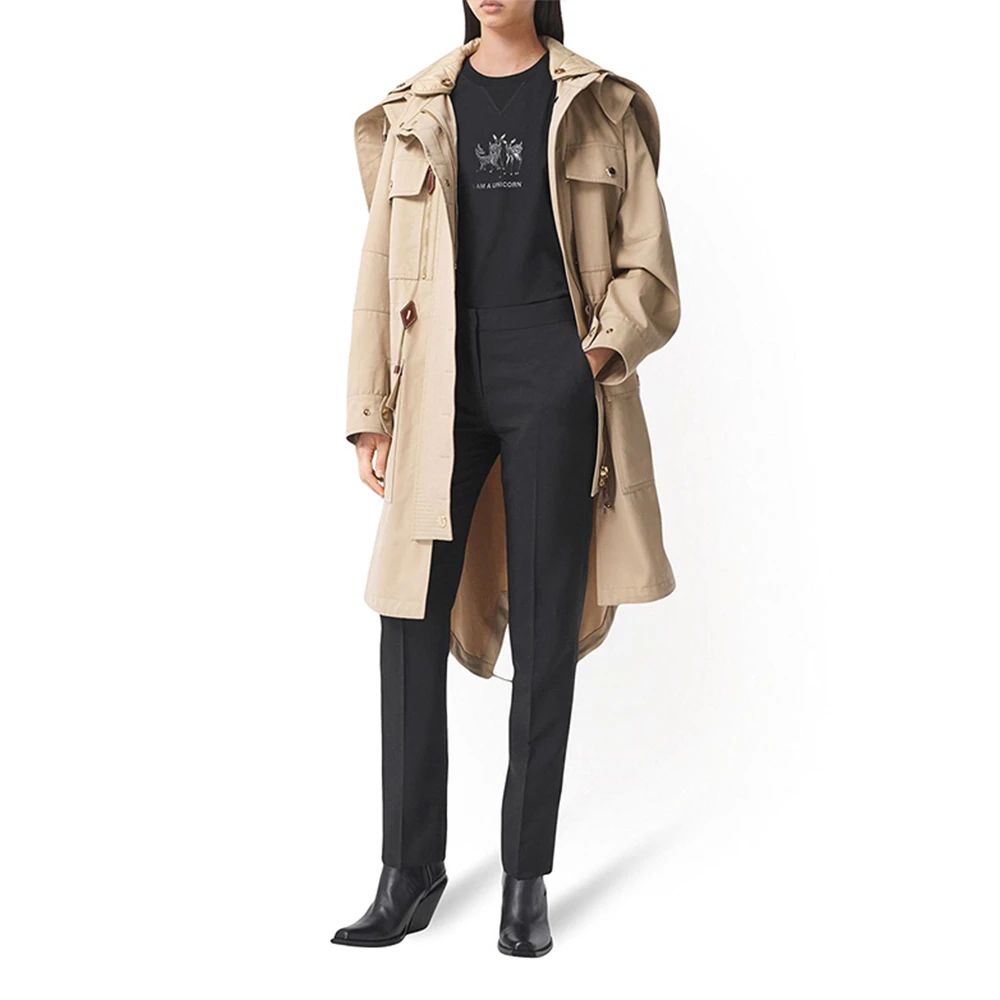 BURBERRY 黑色女士T恤 8042882 商品