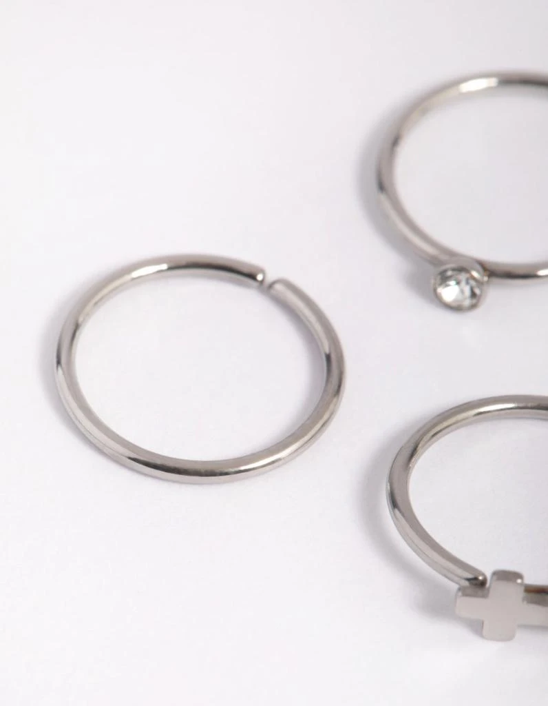 商品Lovisa|Surgical Steel Cross Nose Ring Packs,价格¥159,第2张图片详细描述