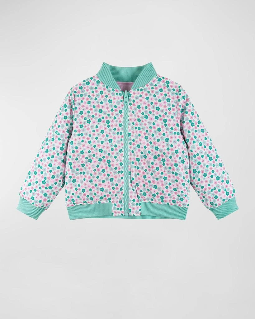 商品Andy & Evan|Girl's Reversible Cotton Bomber Jacket, Size 2T-6X,价格¥556,第1张图片