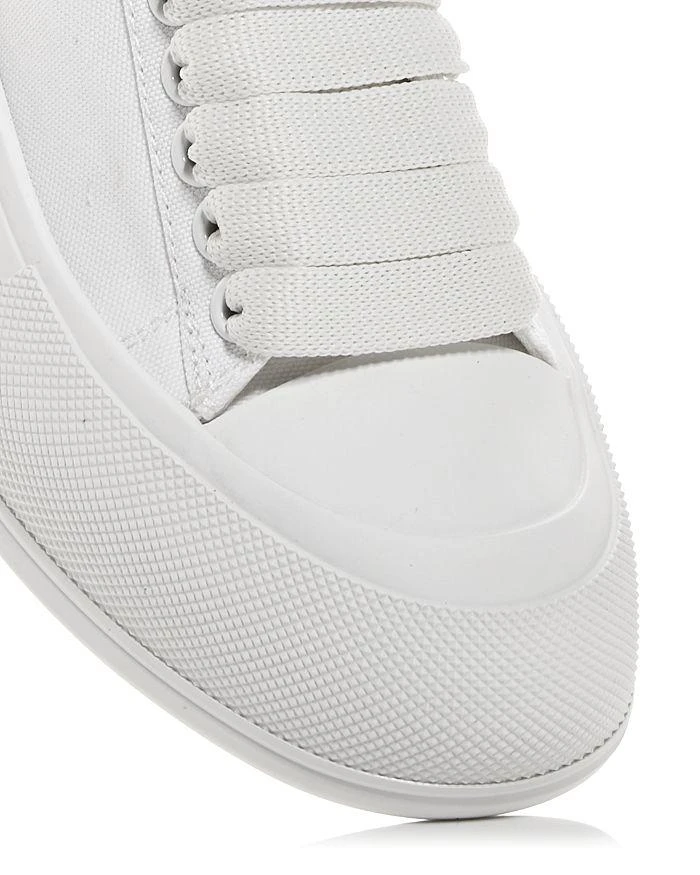 商品Alexander McQueen|Women's Deck Plimsoll Low Top Sneakers,价格¥3898,第5张图片详细描述