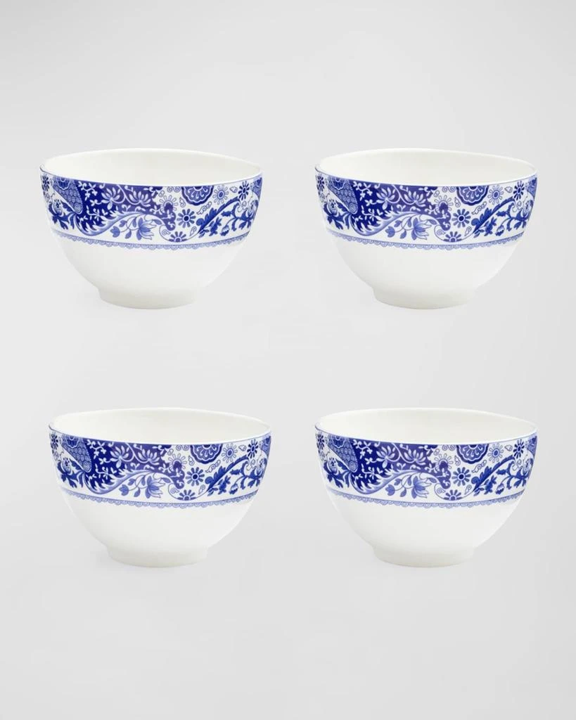 商品Spode|Blue Italian Brocato 6" Rice Bowls, Set of 4,价格¥1126,第2张图片详细描述