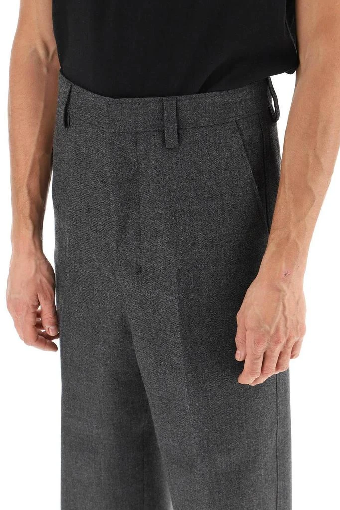 商品AMI|WIDE-LEG VIRGIN WOOL PANTS,价格¥1299,第5张图片详细描述