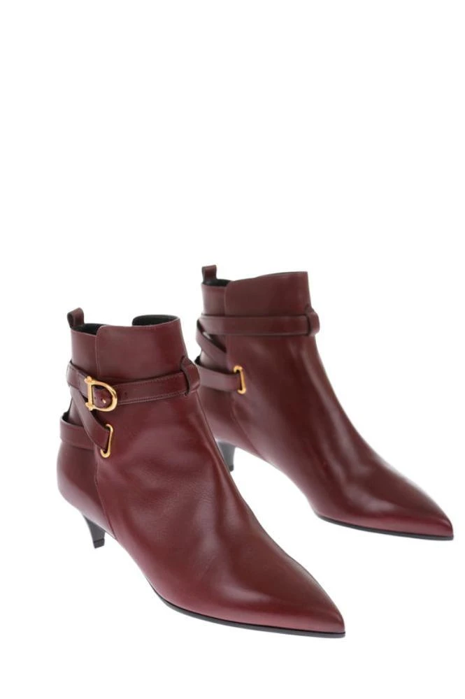 商品Celine|Céline Women's Burgundy Other Materials Ankle Boots,价格¥8364,第1张图片