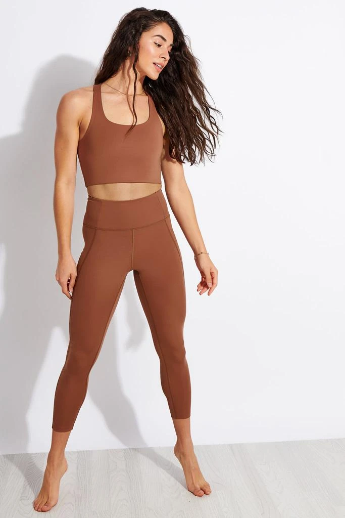 商品Girlfriend Collective|Compressive High Waisted 7/8 Legging - Antler,价格¥440,第3张图片详细描述