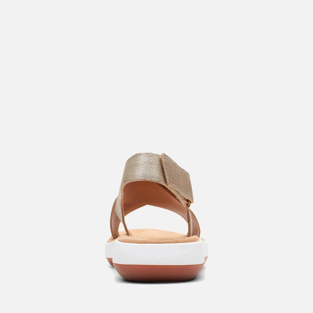 商品Clarks|CLARKS WOMEN'S JEMSA CROSS LEATHER SANDALS - CHAMPAGNE,价格¥374,第4张图片详细描述