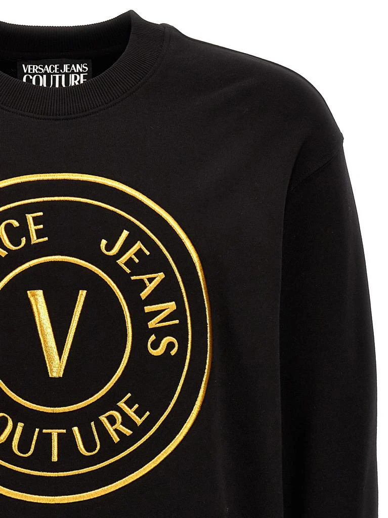 商品Versace|Logo Embroidery Sweatshirt Black,价格¥1367,第3张图片详细描述