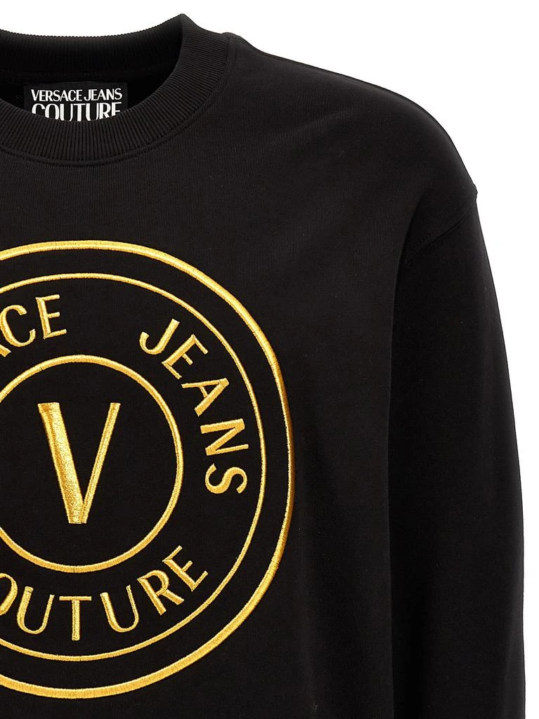 商品Versace|Logo Embroidery Sweatshirt Black,价格¥1155,第3张图片详细描述