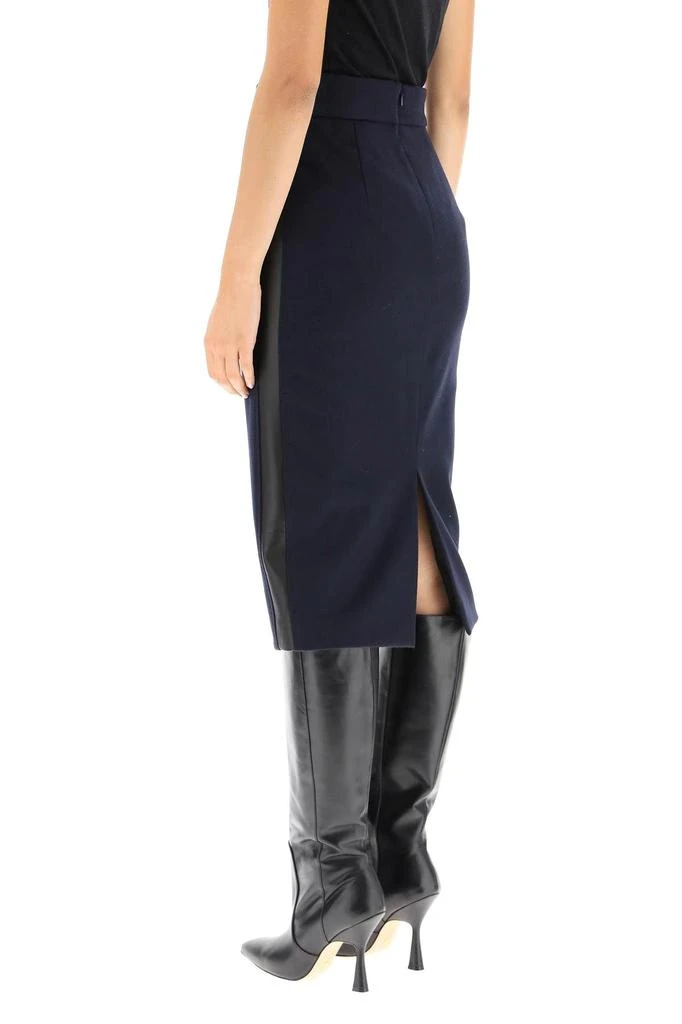 商品Max Mara|MIDI SKIRT WITH LEATHER BANDS,价格¥1068,第4张图片详细描述