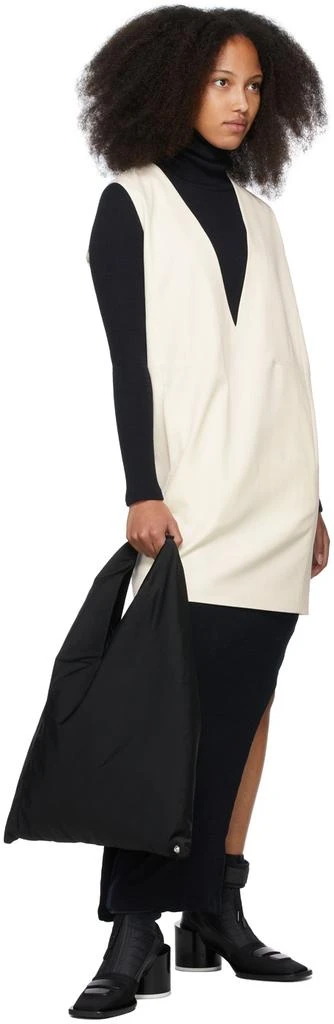 商品MAISON MARGIELA|Off-White V-Neck Dress,价格¥2520,第4张图片详细描述