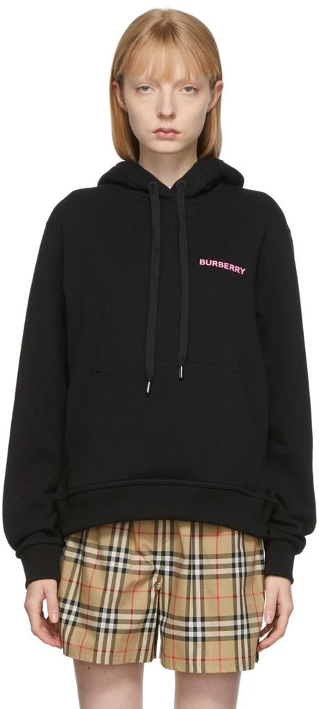 商品Burberry|Black Logo Hoodie,价格¥6397,第1张图片