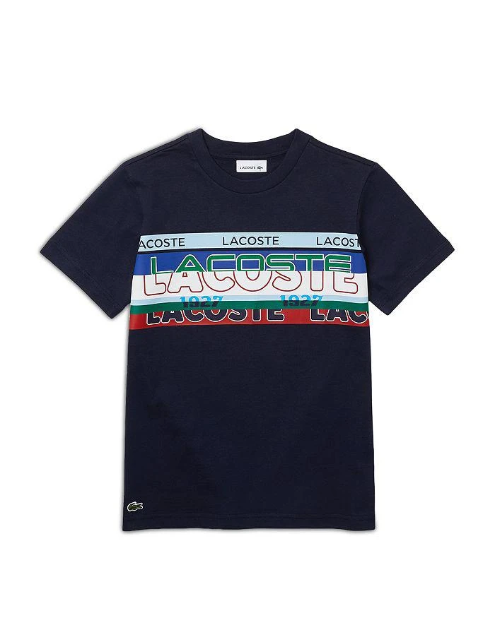 商品Lacoste|Boys' Logo Graphic Cotton Tee - Little Kid, Big Kid,价格¥337,第1张图片