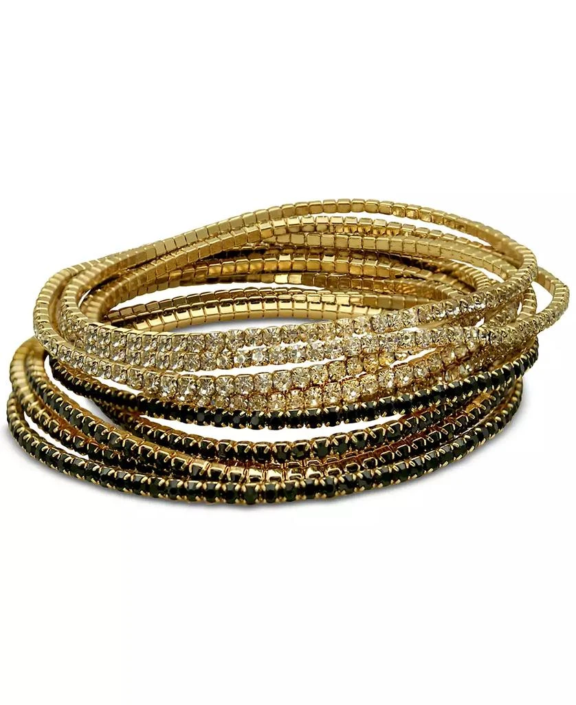 商品GUESS|10-Pc. Set Crystal Stretch Bracelets,价格¥185,第1张图片详细描述