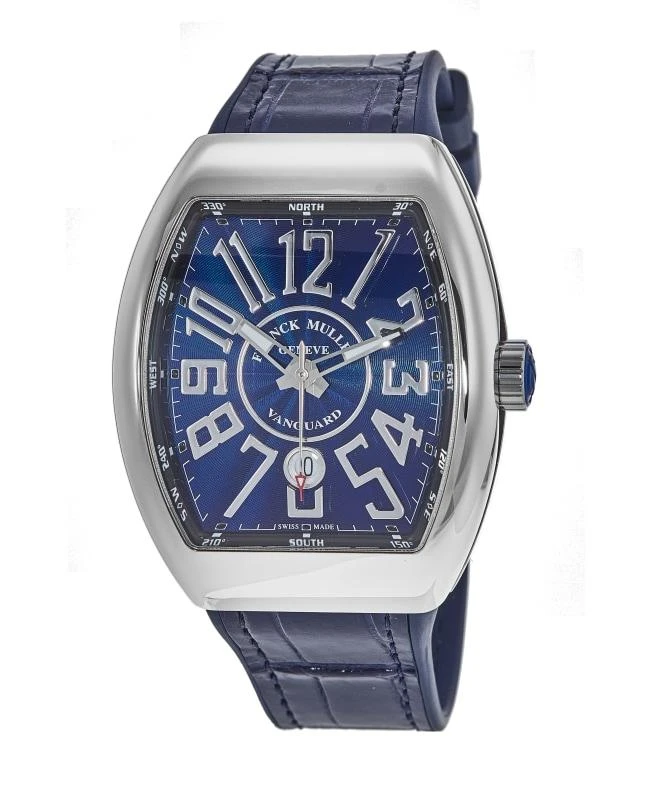 Franck Muller Vanguard Classical Blue Dial Steel  Men's Watch V 45 SC DT BLUE CONCEPT
