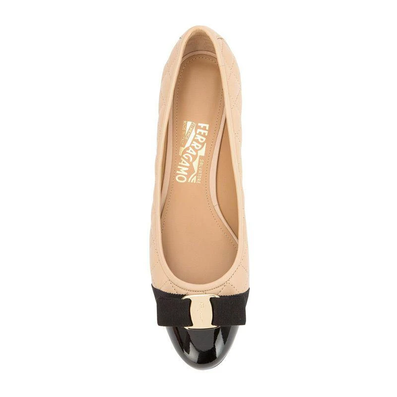 商品Salvatore Ferragamo|SALVATORE FERRAGAMO 拼色女士中跟鞋 01-M832-702227,价格¥6212,第4张图片详细描述