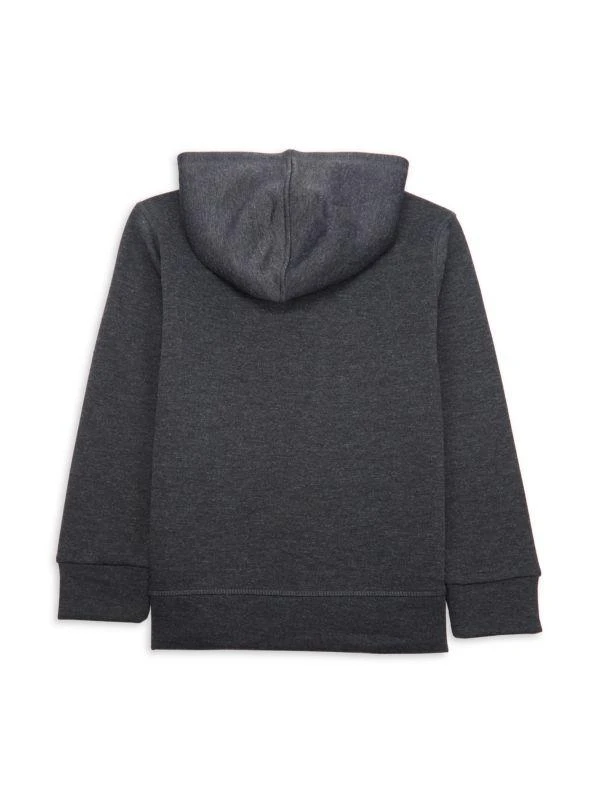 商品Nautica|Boy’s Logo Heathered Zip Hoodie,价格¥121,第2张图片详细描述