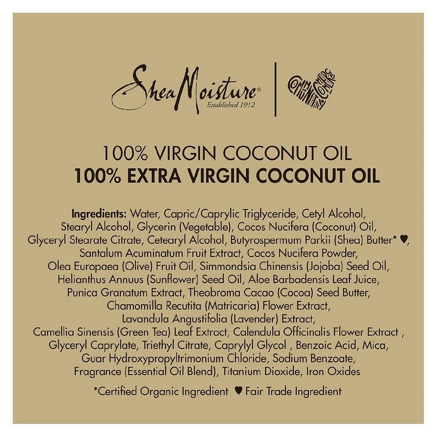 商品SheaMoisture|Head-to-Toe Nourishing Hydration, 100% Virgin Coconut Oil,价格¥107,第4张图片详细描述