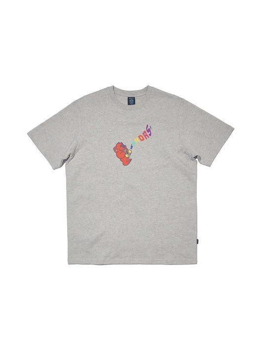 商品WKNDRS|SAX SS T-SHIRT (GREY),价格¥378,第1张图片