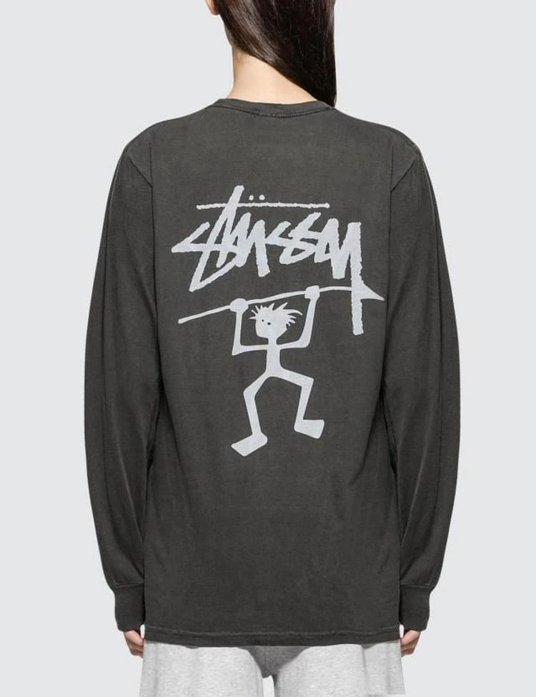 商品STUSSY|Warrior Man Pig. Dyed Long Sleeve T-shirt,价格¥438,第1张图片