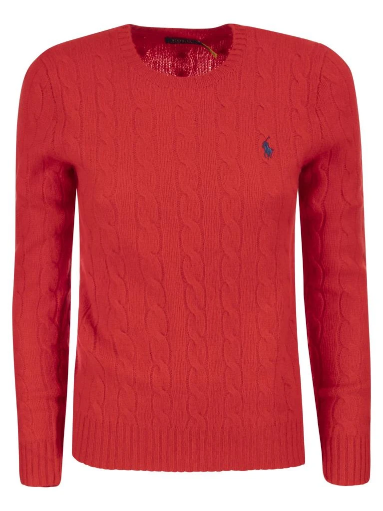 商品Ralph Lauren|Polo Ralph Lauren Plaited Wool And Cashmere Crew-neck,价格¥1527,第1张图片