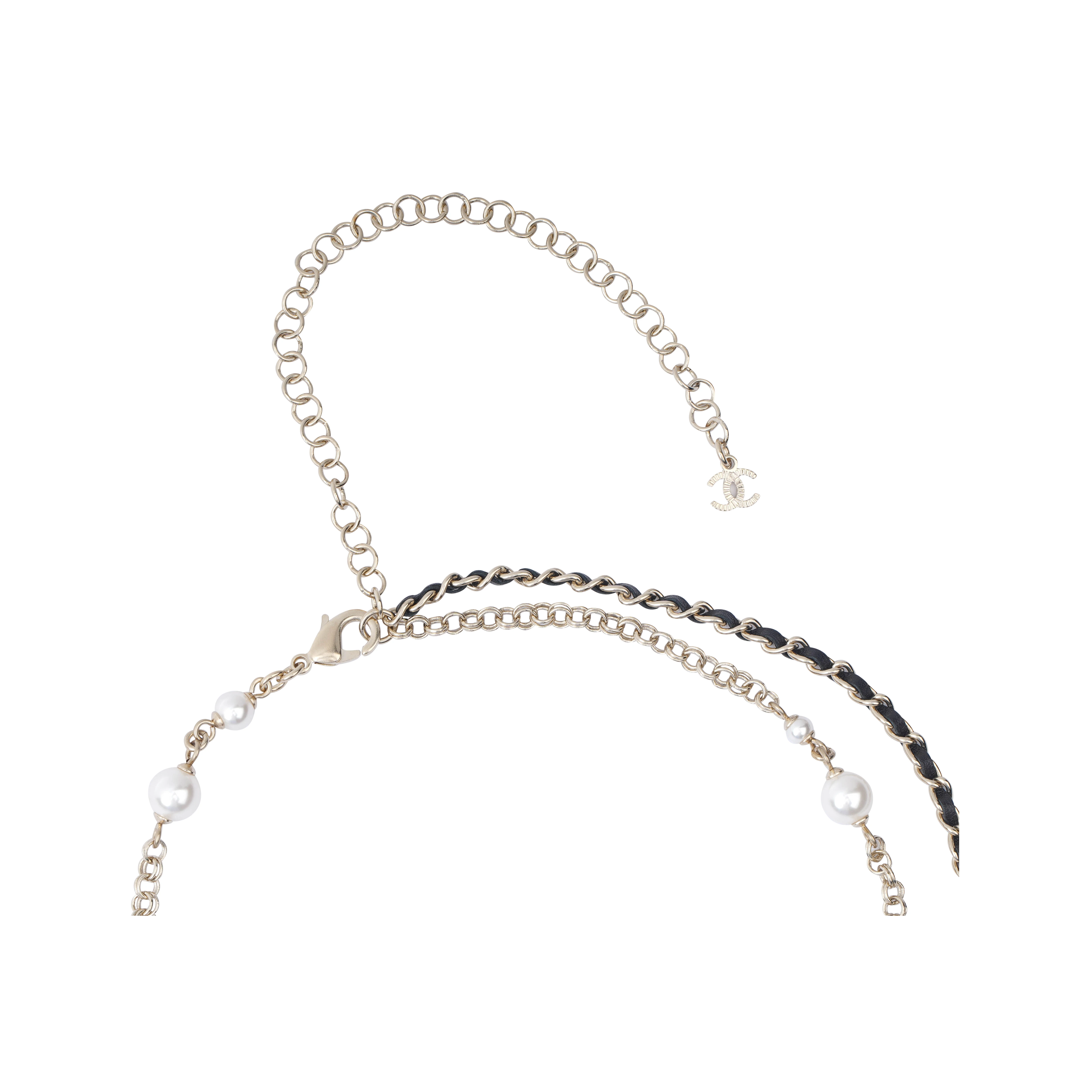 商品[国内直发] Chanel|Chanel  香奈儿 金属时尚项链 多色,价格¥9059,第5张图片详细描述