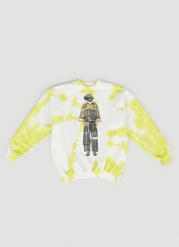 商品DRx FARMAxY FOR LN-CC|Graphic Print Sweatshirt in Yellow,价格¥765,第1张图片