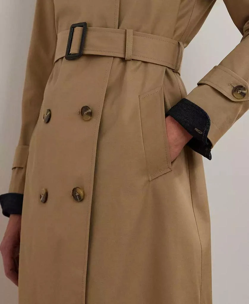 商品Ralph Lauren|Women's Belted Water-Resistant Trench Coat, P/XS-XX,价格¥825,第4张图片详细描述